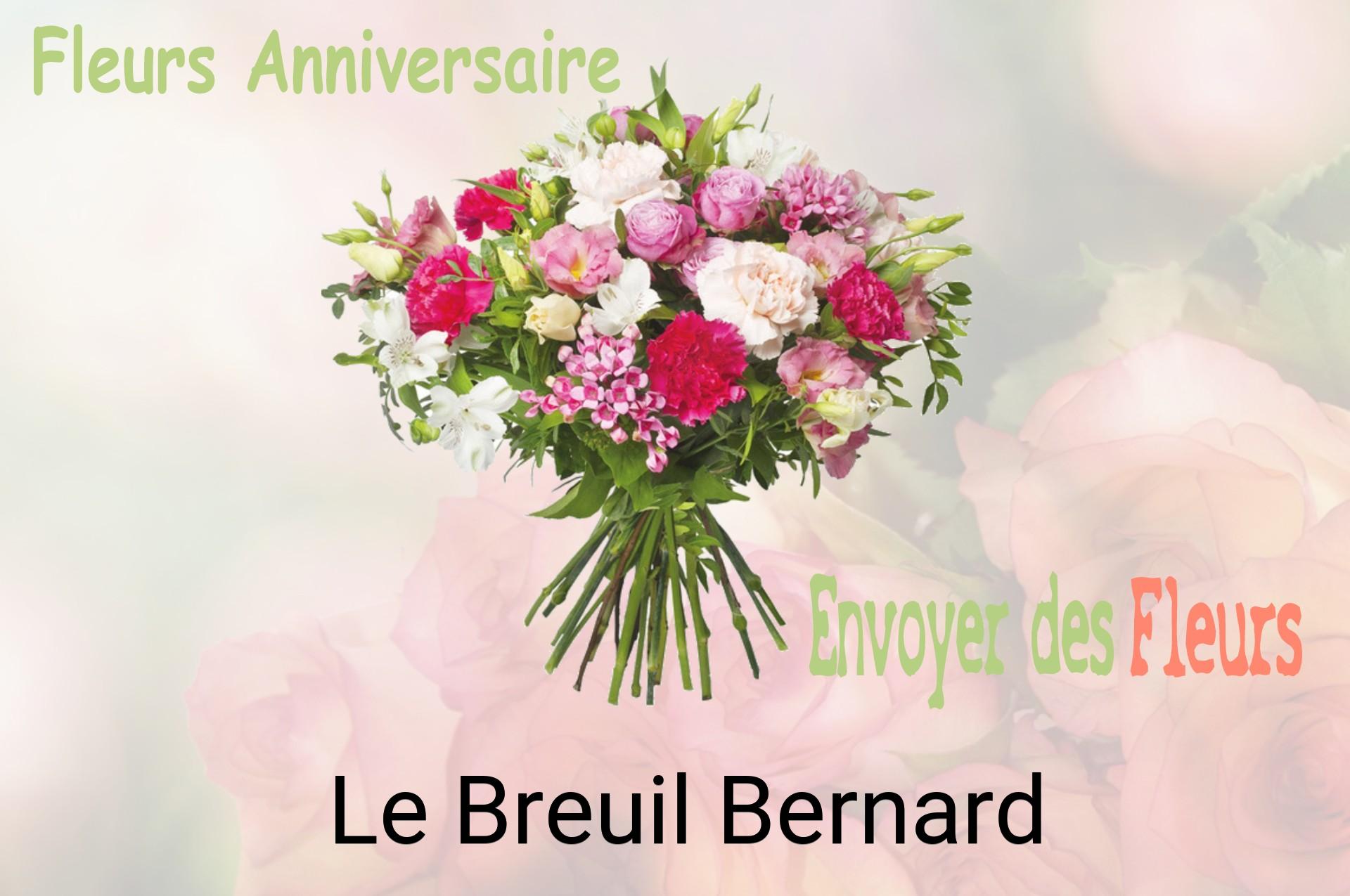 Bouquet de fleurs d’anniversaire livré à Le Breuil-Bernard
