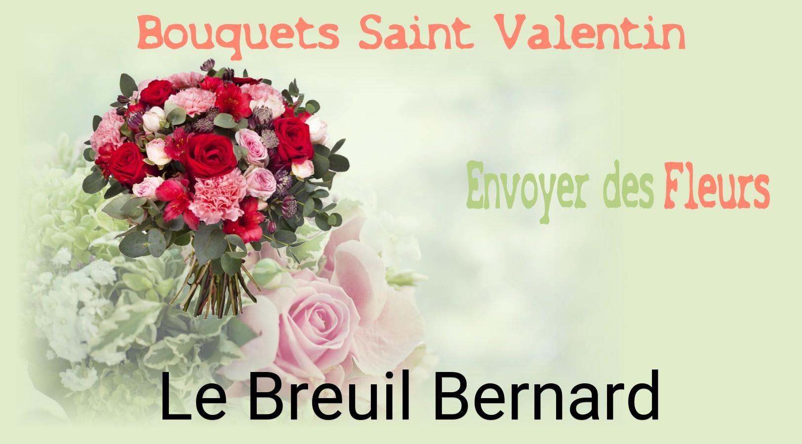 Roses de Saint-Valentin livrées à Le Breuil-Bernard